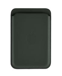Apple iPhone Leather Wallet with MagSafe, Sequoia Green - eXtra