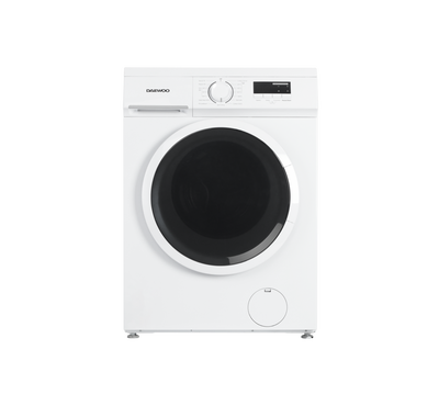 Buy Daewoo Front Load Washing Machine, 9 Kg, 15 Program,1200 RPM White in Saudi Arabia