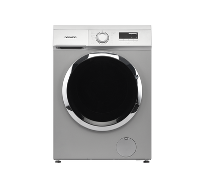 Buy Daewoo Front Load Washing Machine, 7 Kg, 15 Program, 1400 rpm, Silver in Saudi Arabia