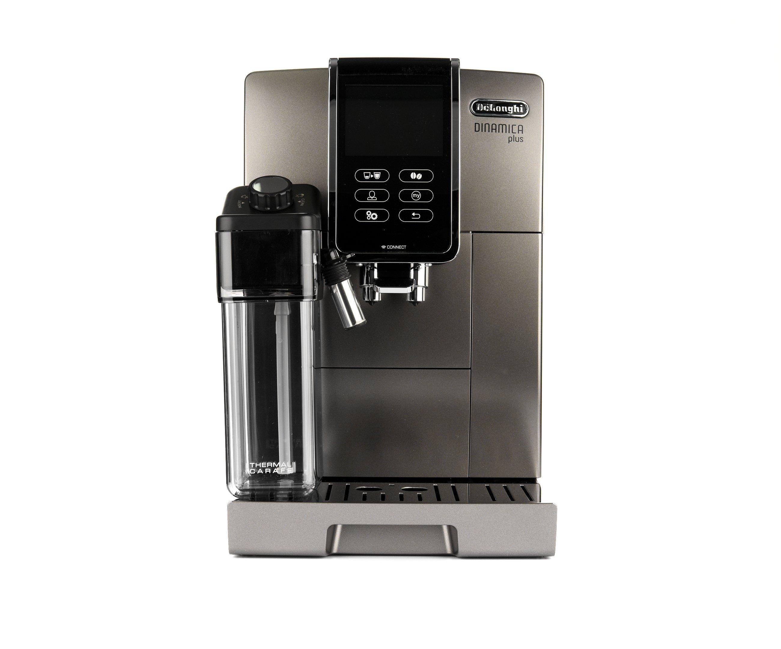 Delonghi Dinamica Plus Coffee Machine, 1450W, 19 Bar , Metallic - eXtra  Saudi