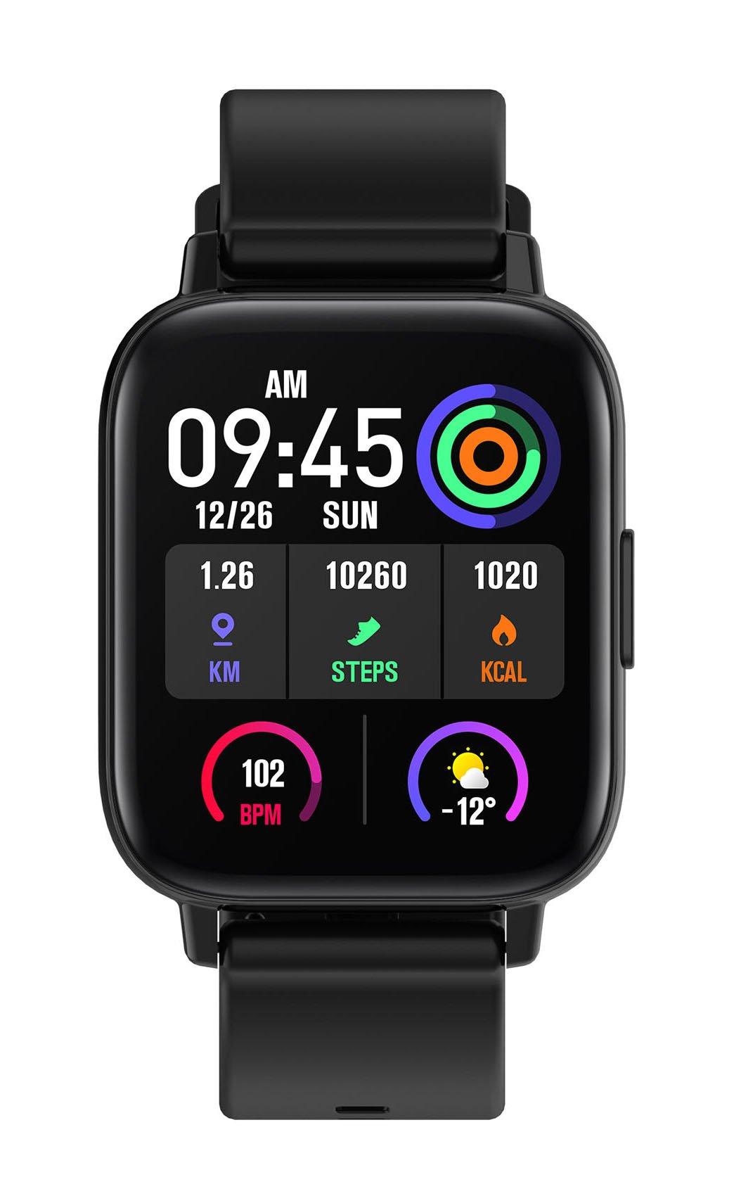 Xcell , Smart Watch, 43mm , Black. - eXtra Oman