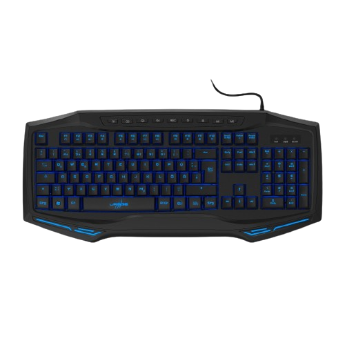 Hama, Backlit Wired Gaming PC Keyboard, Black.