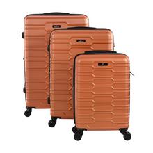 Buy Travel Plus, Association Set Of 3Pc Abs Luggage Trolley Case, Size 20/26/30 Inch, Orange in Saudi Arabia