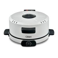 Clikon 18cm Arabic Bread/Roti Maker Aluminum Body 1800W White