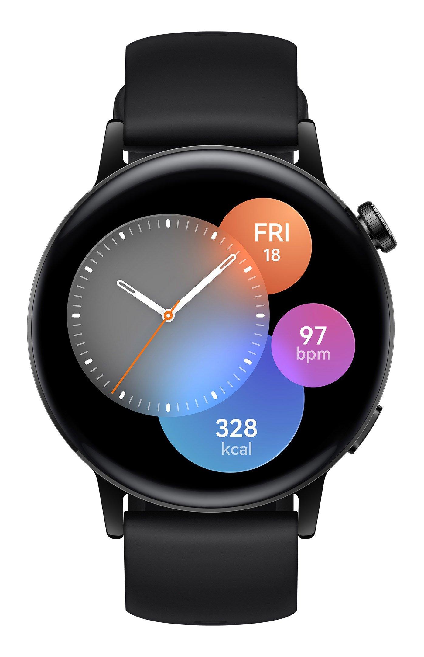 Huawei Watch GT3 MM Active Edition, Black   eXtra Saudi