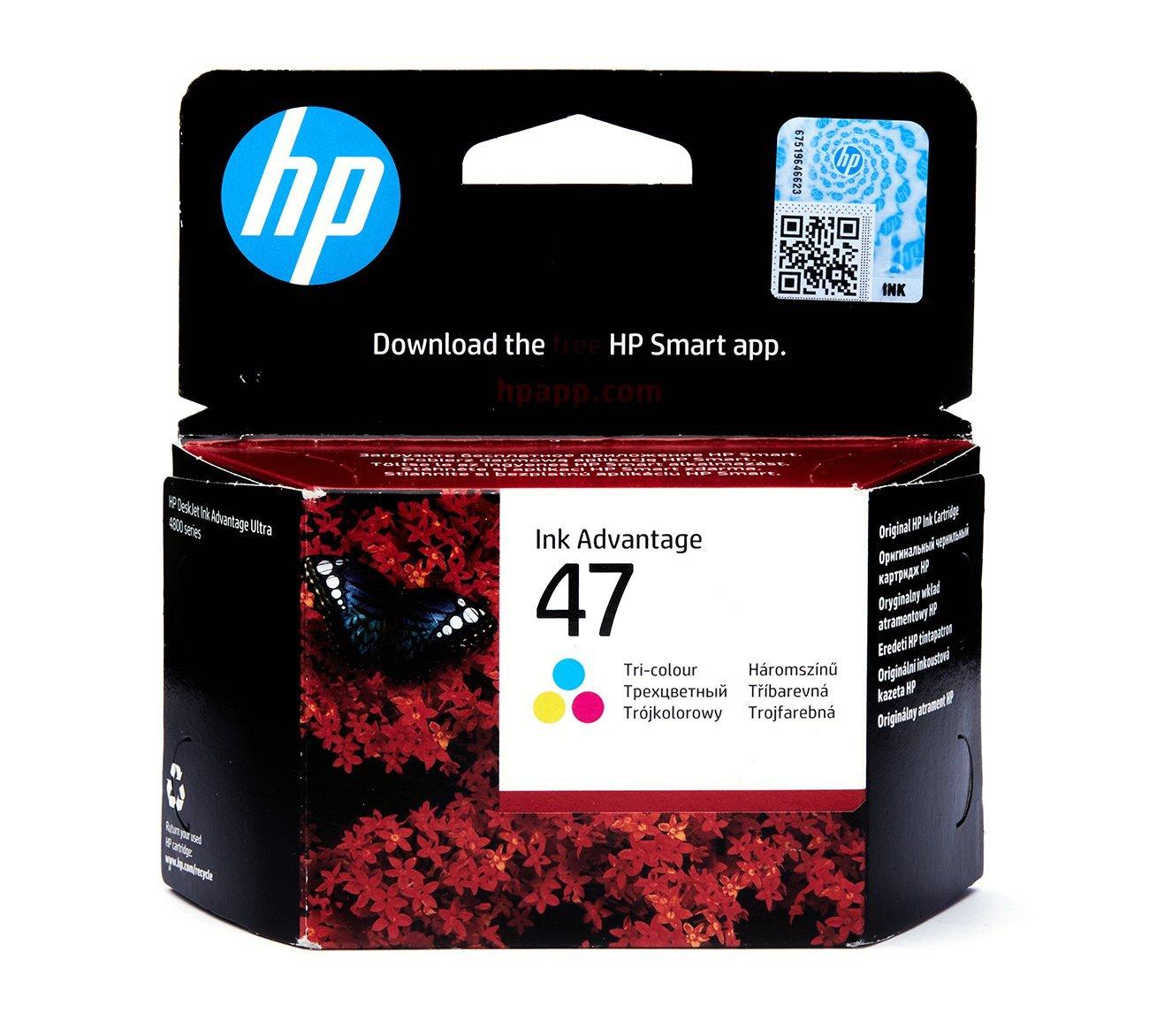 HP 47 Original Ink Cartridge, Tri-color - eXtra