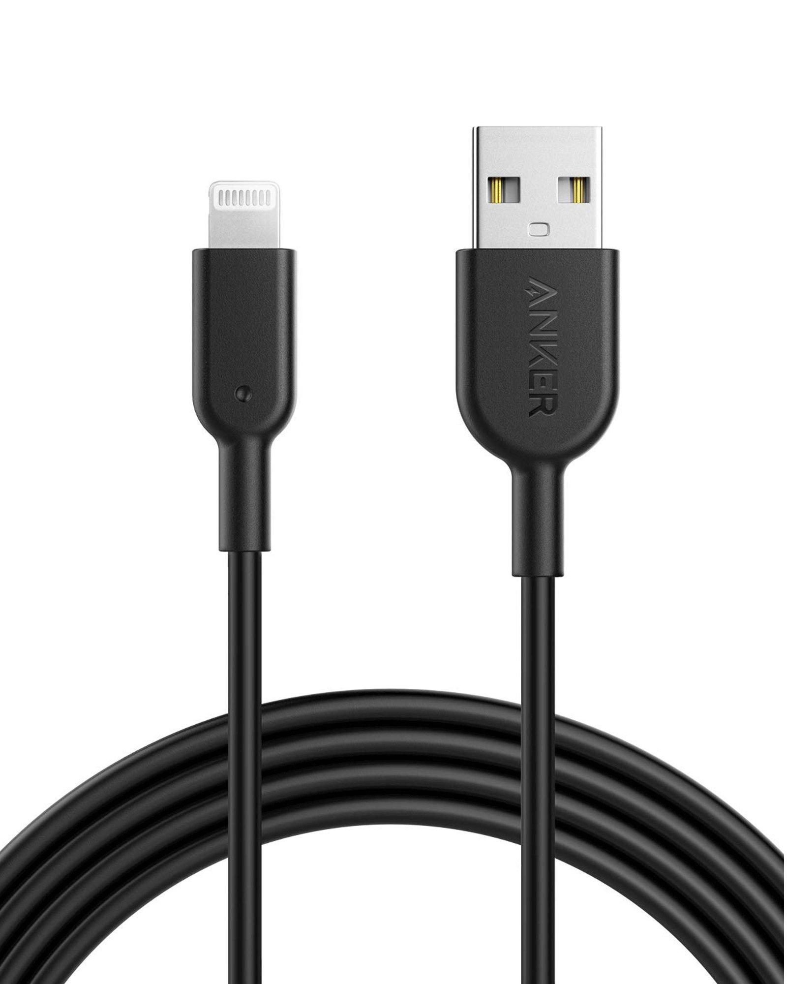 Anker Powerline II USB-A To Lightning Cable 3M, Black - EXtra