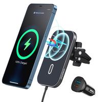 Choetech Wireless Charging Car Vent Magsafe Phone Holder 15W, Black