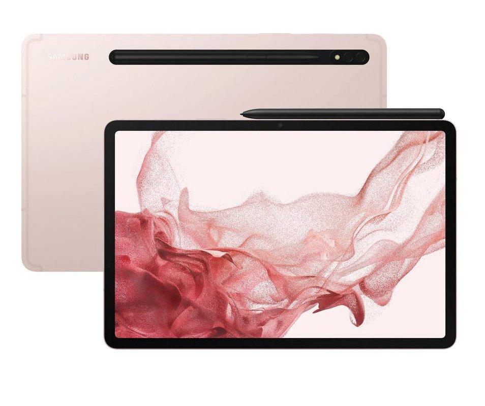 Samsung Galaxy Tab S8, 5G, Wi-Fi, 11 inch, 128GB, Pink Gold