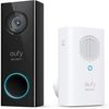 Eufy, Video Doorbell 1080p, Battery Powered With Electronic Chime, Black