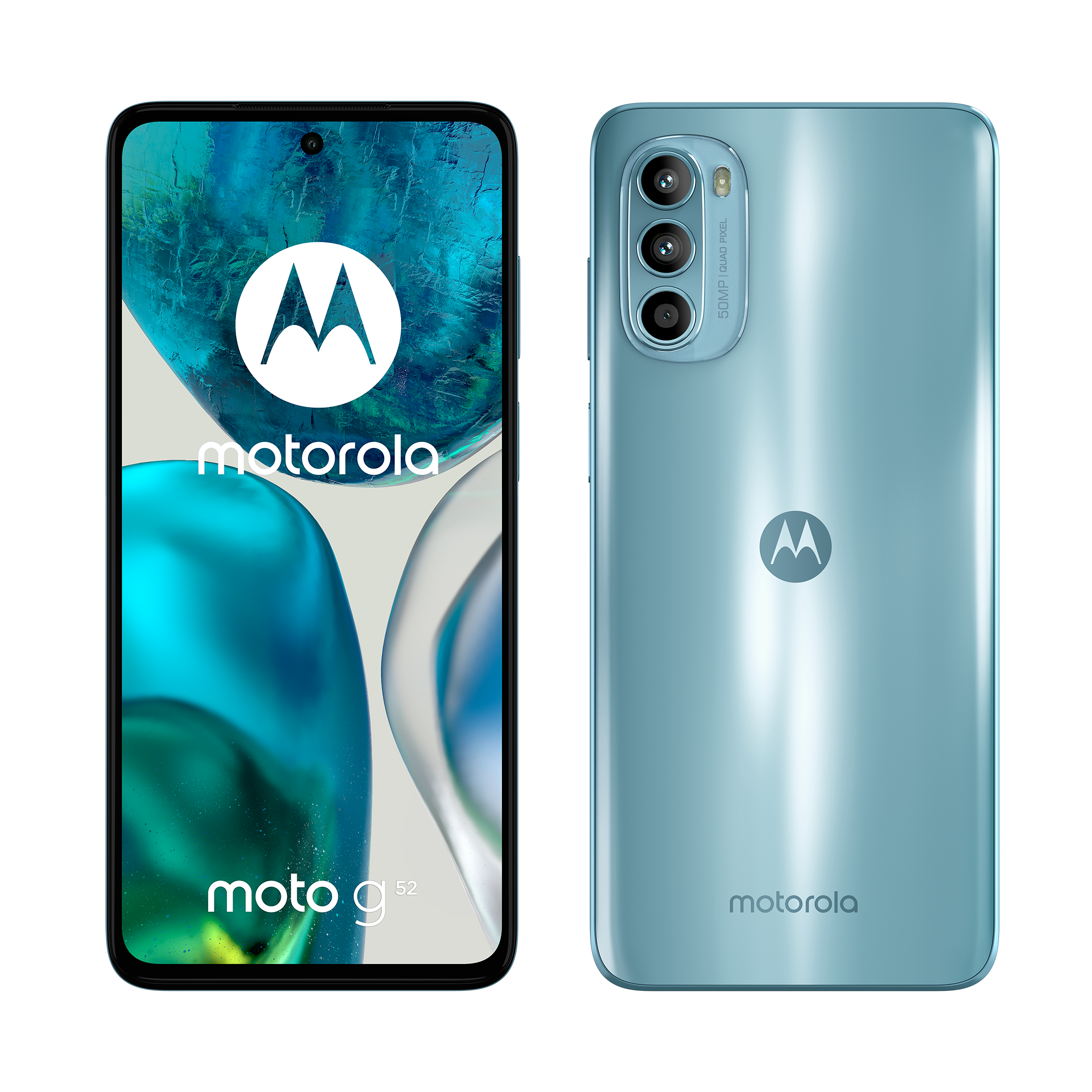 Buy Motorola G52, 4G, 128GB, Glacier Blue in Saudi Arabia