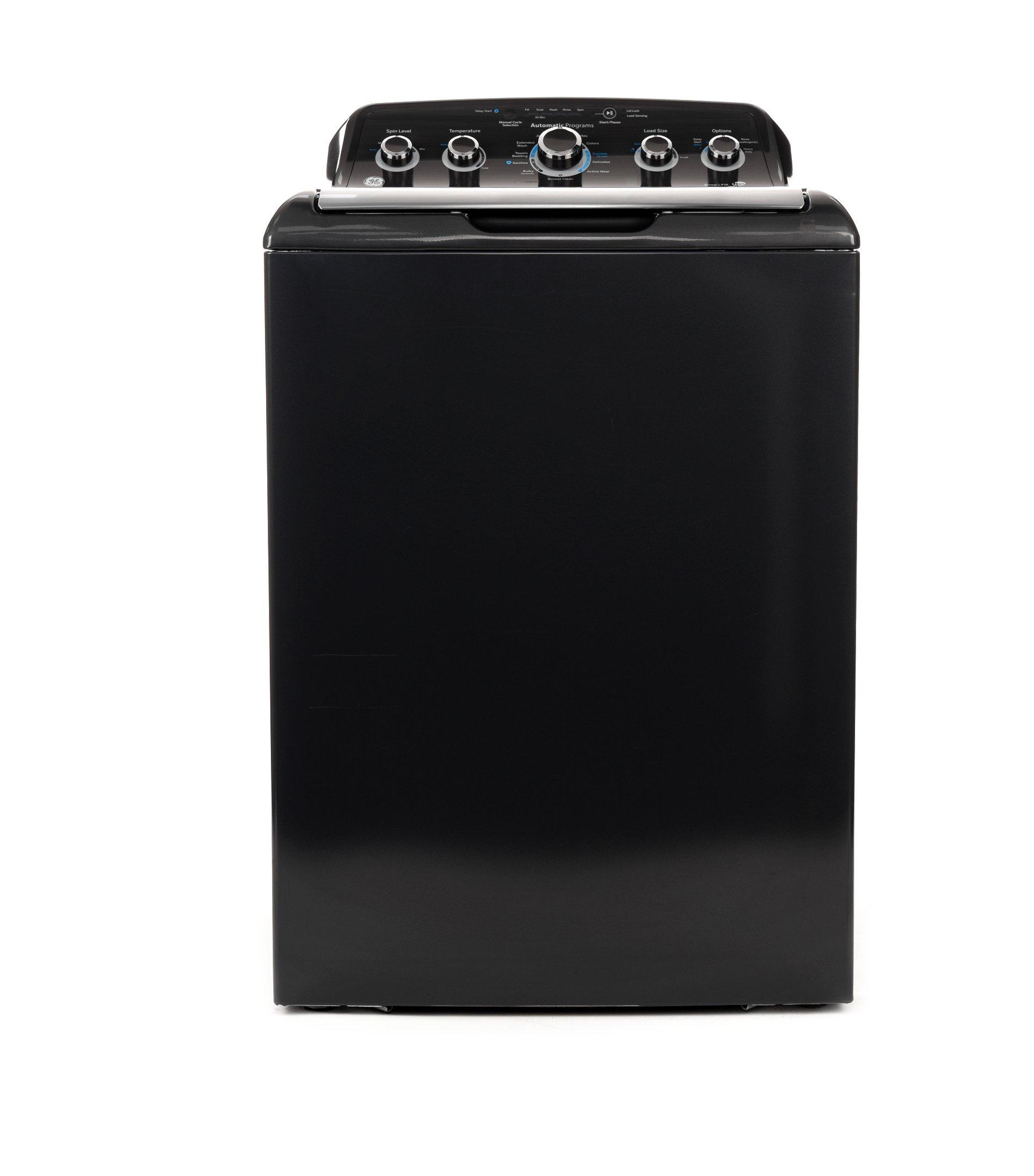 GE Top Load Washing Machine 12kg, Smoked Glass, Diamond Gray eXtra