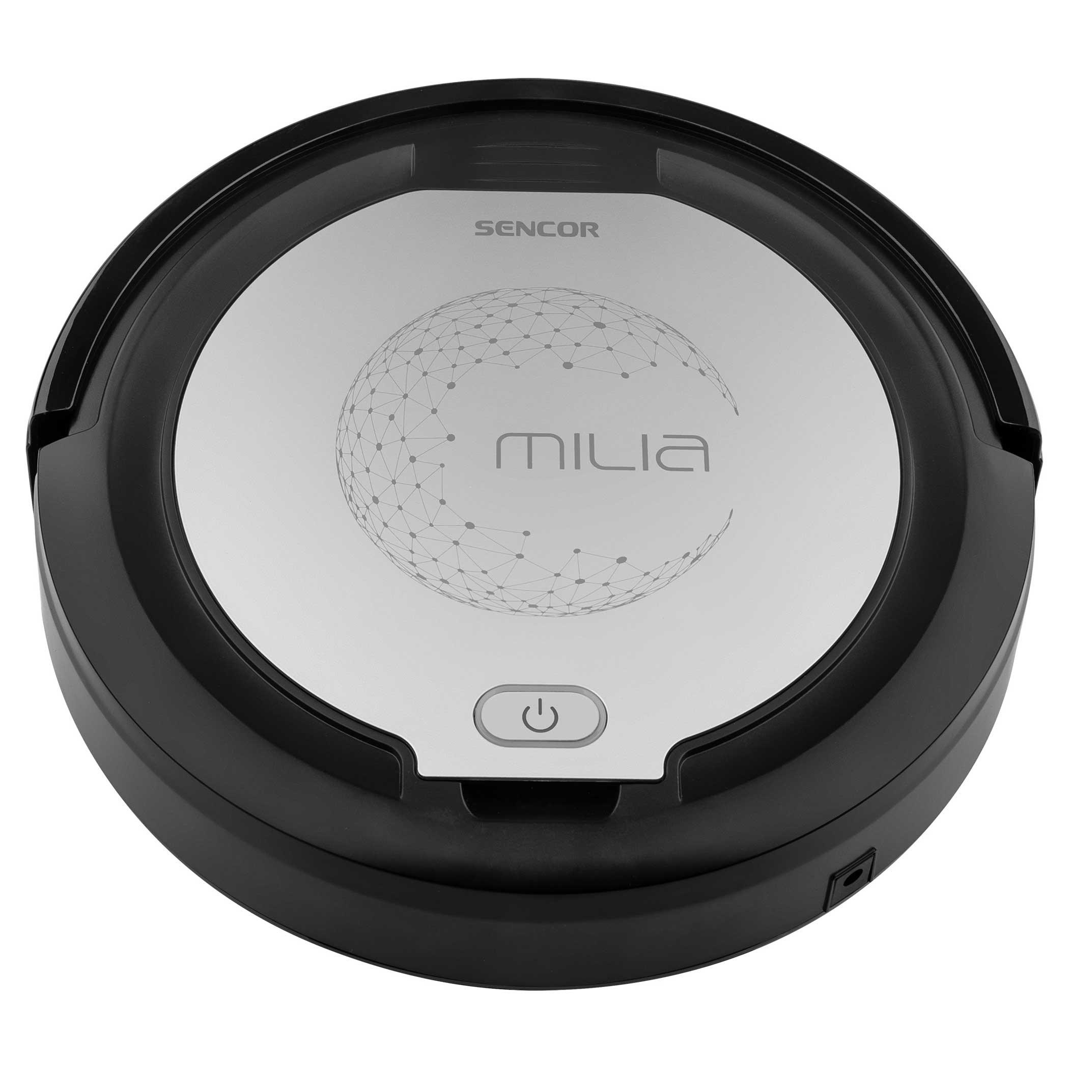 Sencor MILIA 0.2L Robot Vacuum Cleaner Wet&Dry, 15W, Silver/Black