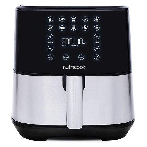 Nutricook Healthy Fryer 5.5 L 1700Watts Silver Black eXtra Bahrain