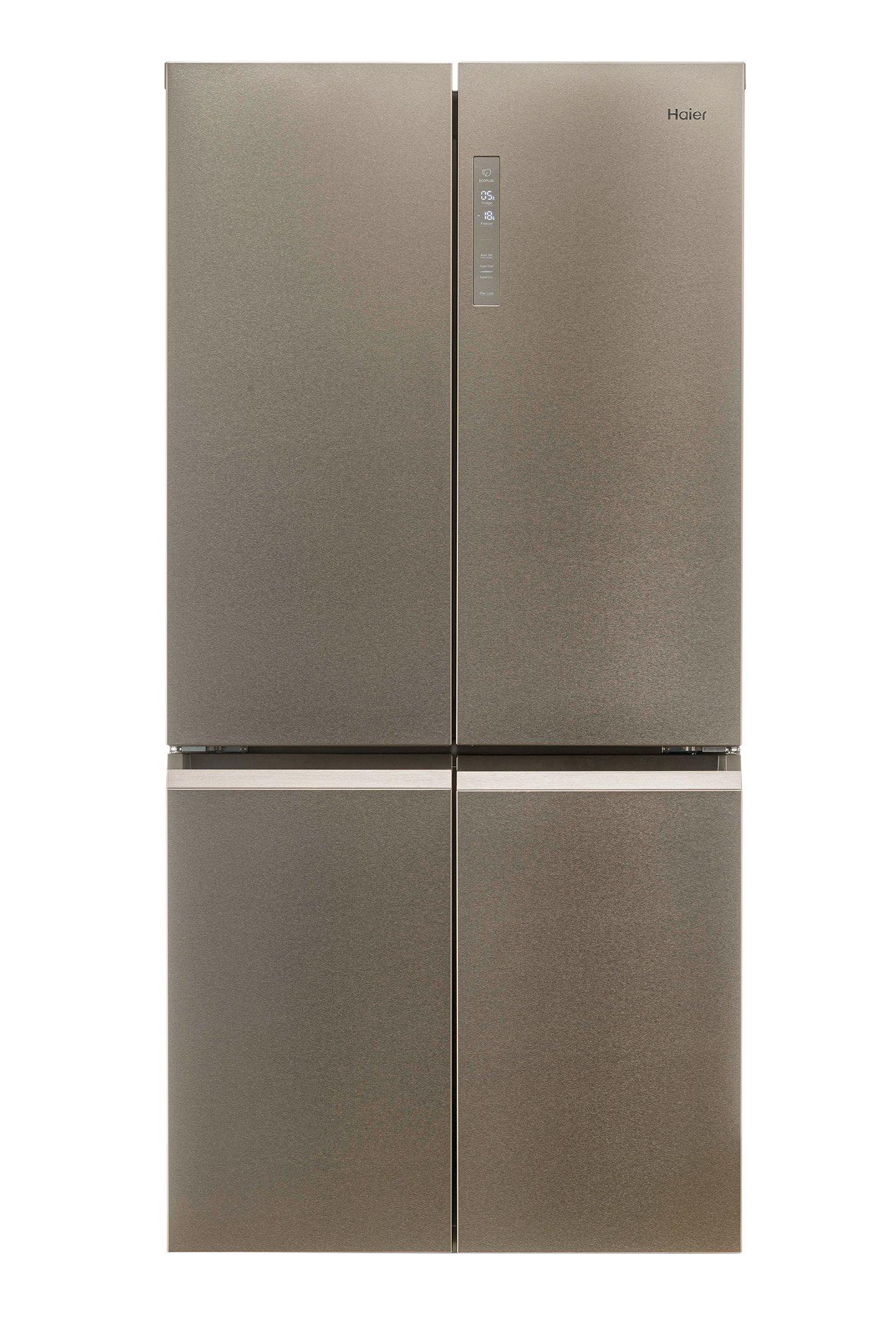 Haier SBS 4-Door Refrigerator 14.9Cu.ft, Freezer 5.7Cu.ft, Twin 