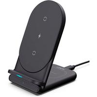 AUKEY 2 in 1 Detachable Wireless Charger 15W, Black