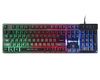 Meetion MT-K9300 Gaming Keyboard, Colorful Rainbow Backlit, Black