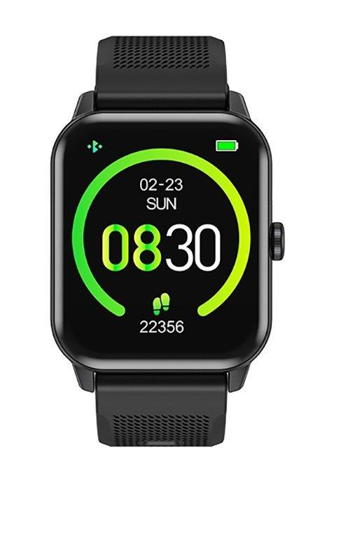 Riversong SW46 Smart Watch, 1.69 Inch, Heart Rate Monitoring, Black ...