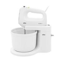 Braun MULTIMIX 1 3.0L Stand Mixer With Plastic Bowl 400W White
