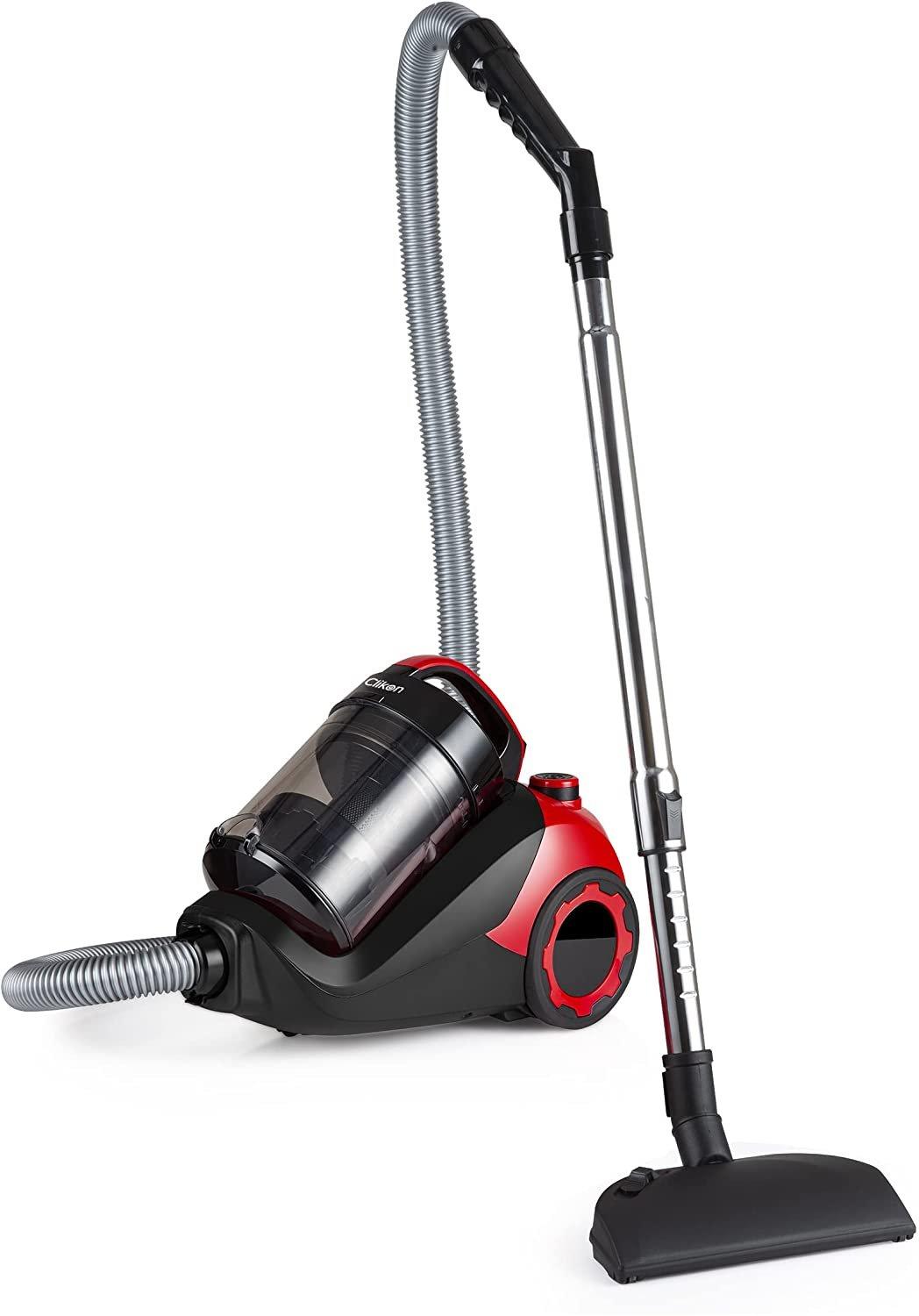 Clikon Vacuum Cleaner Dry Bagless 2000W, 2.5L, Red/Black eXtra Bahrain