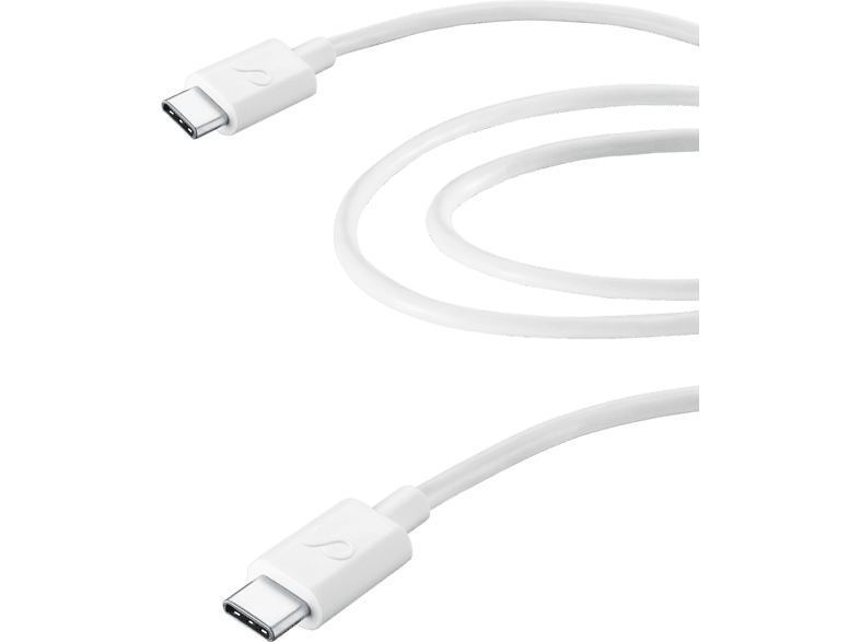 Cellularline, CABLE 2.0m USB-C To USB-C Data Cable White - eXtra Bahrain