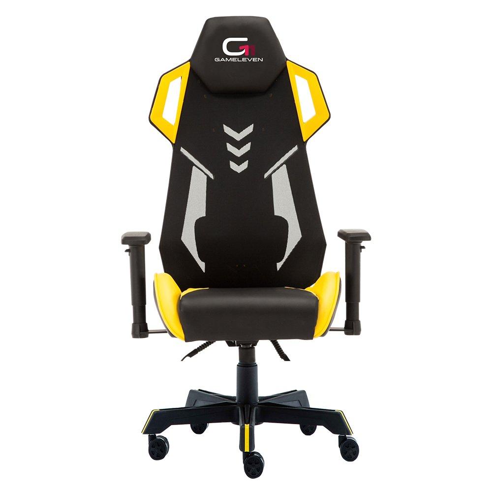 Black yellow gaming online chair