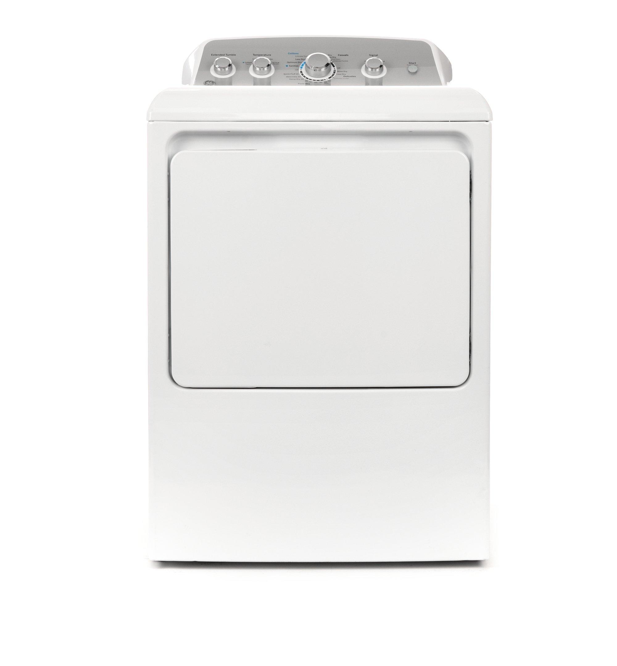 GE Clothes Dryer,7 kg, 4 Knobs, White eXtra