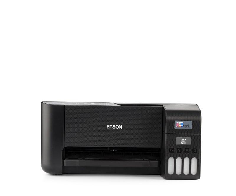 ابسون ايكوتانك L3251 طابعة، نسخ، ماسح ضوئي، طباعة، واي فاي، اسود