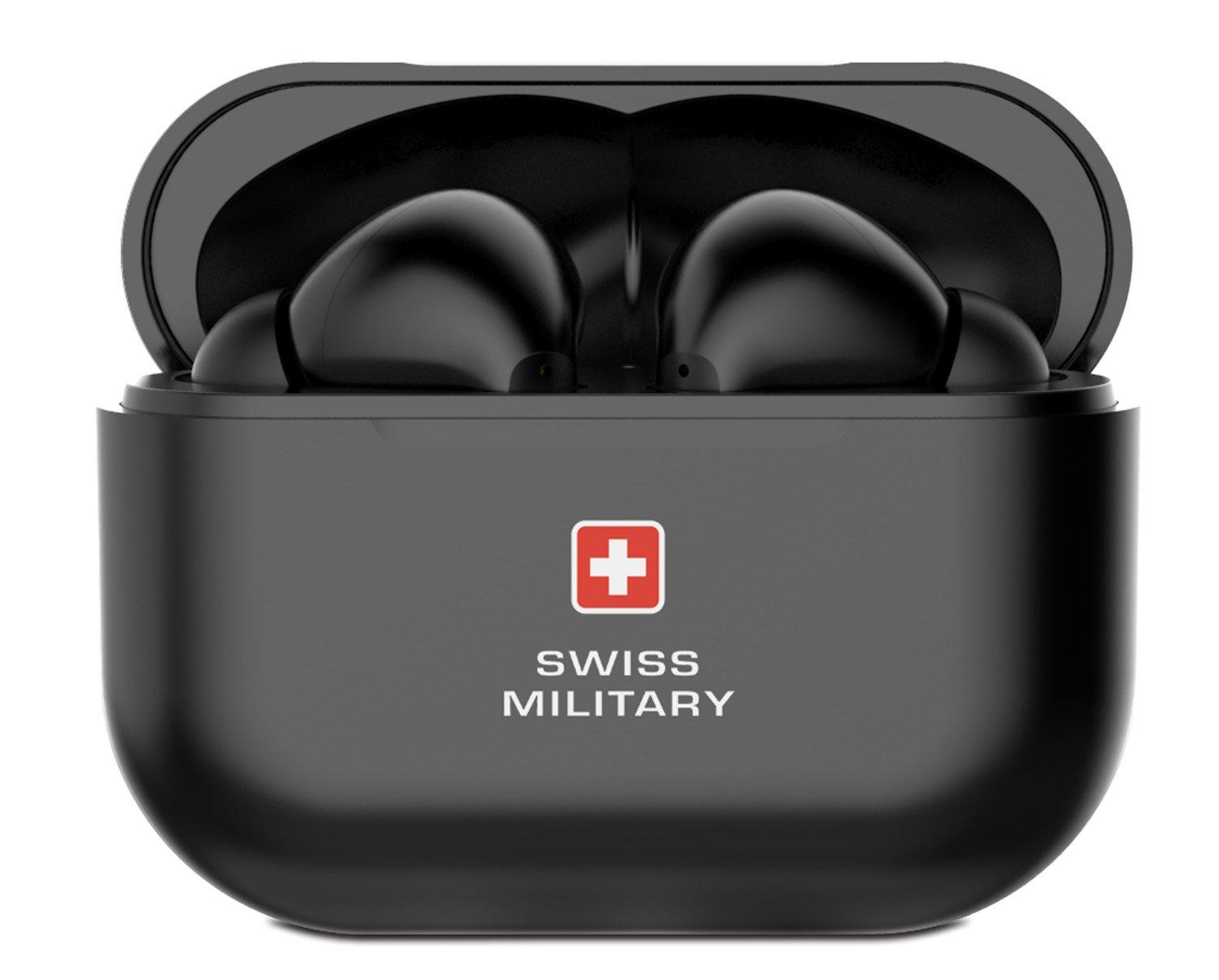 Swiss Military Delta TWS Earbuds Black eXtra Oman