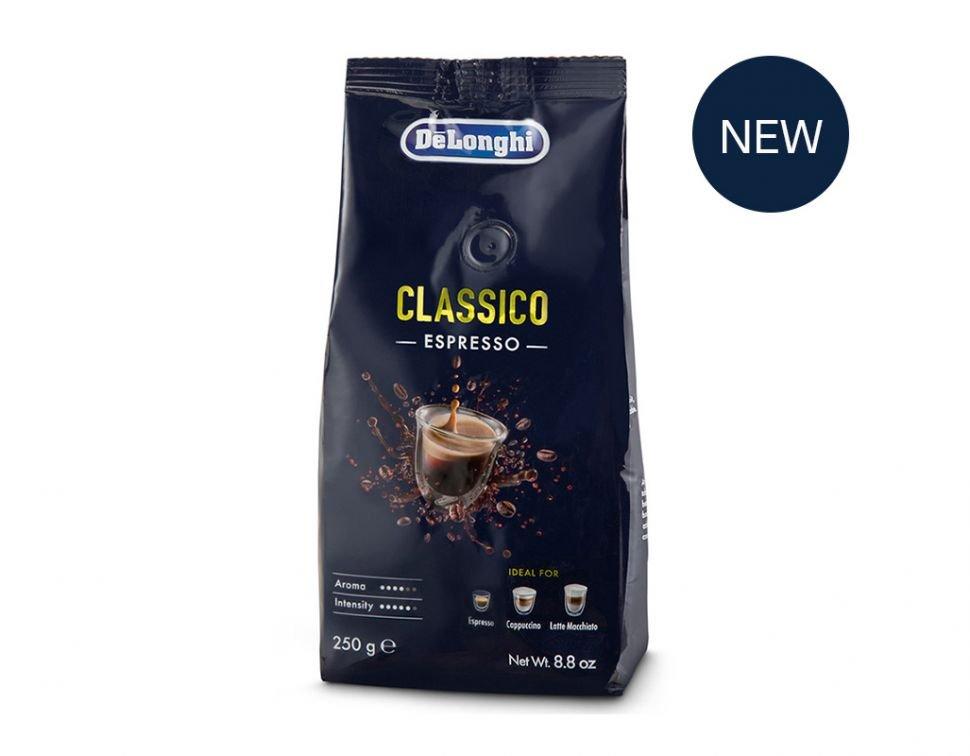 Delonghi CLASSICO ESPRESSO 250g Espresso Coffee Beans Pouch Dark Blue