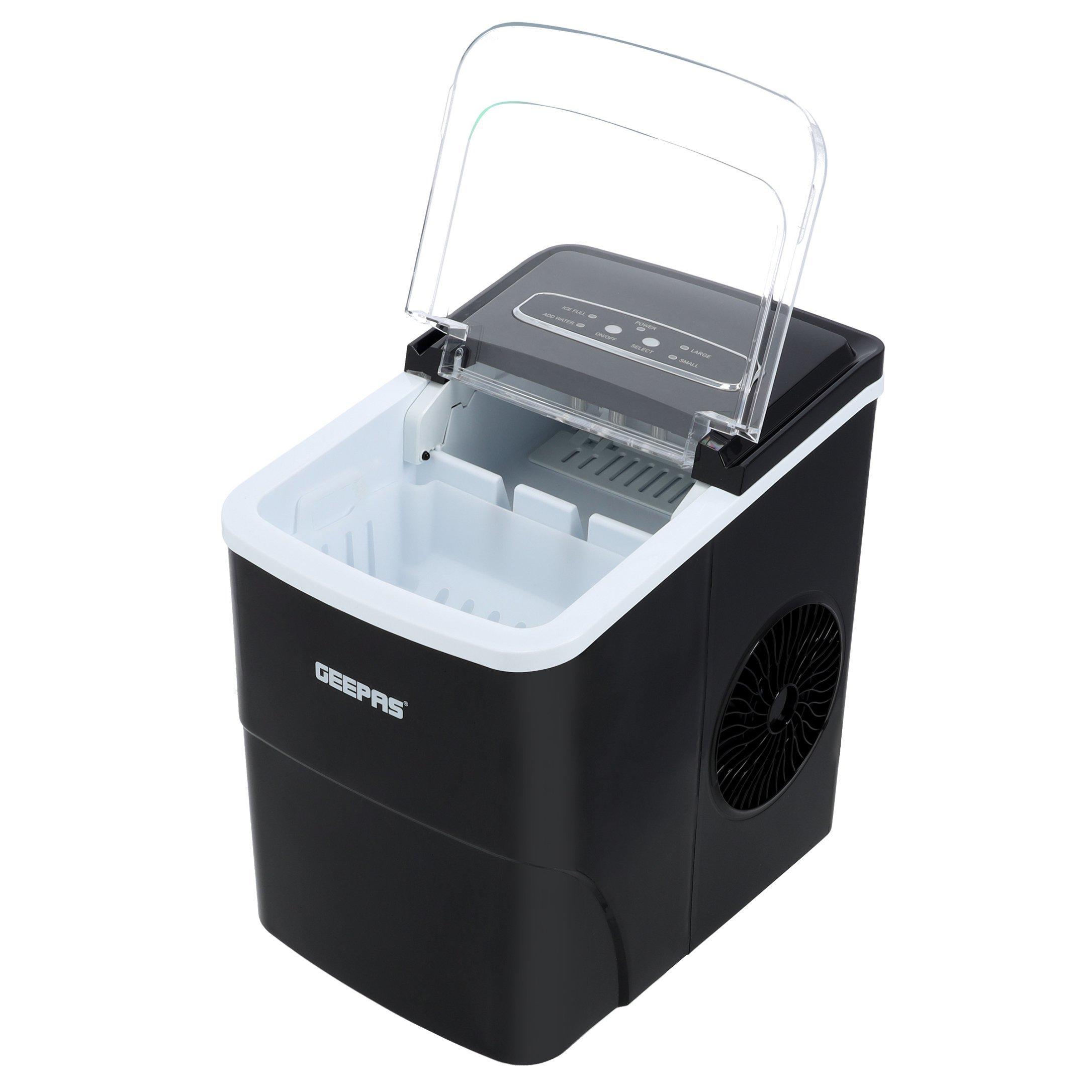 Geepas 2.0L Portable Automatic Ice Maker 12KG/day,Black. eXtra Bahrain