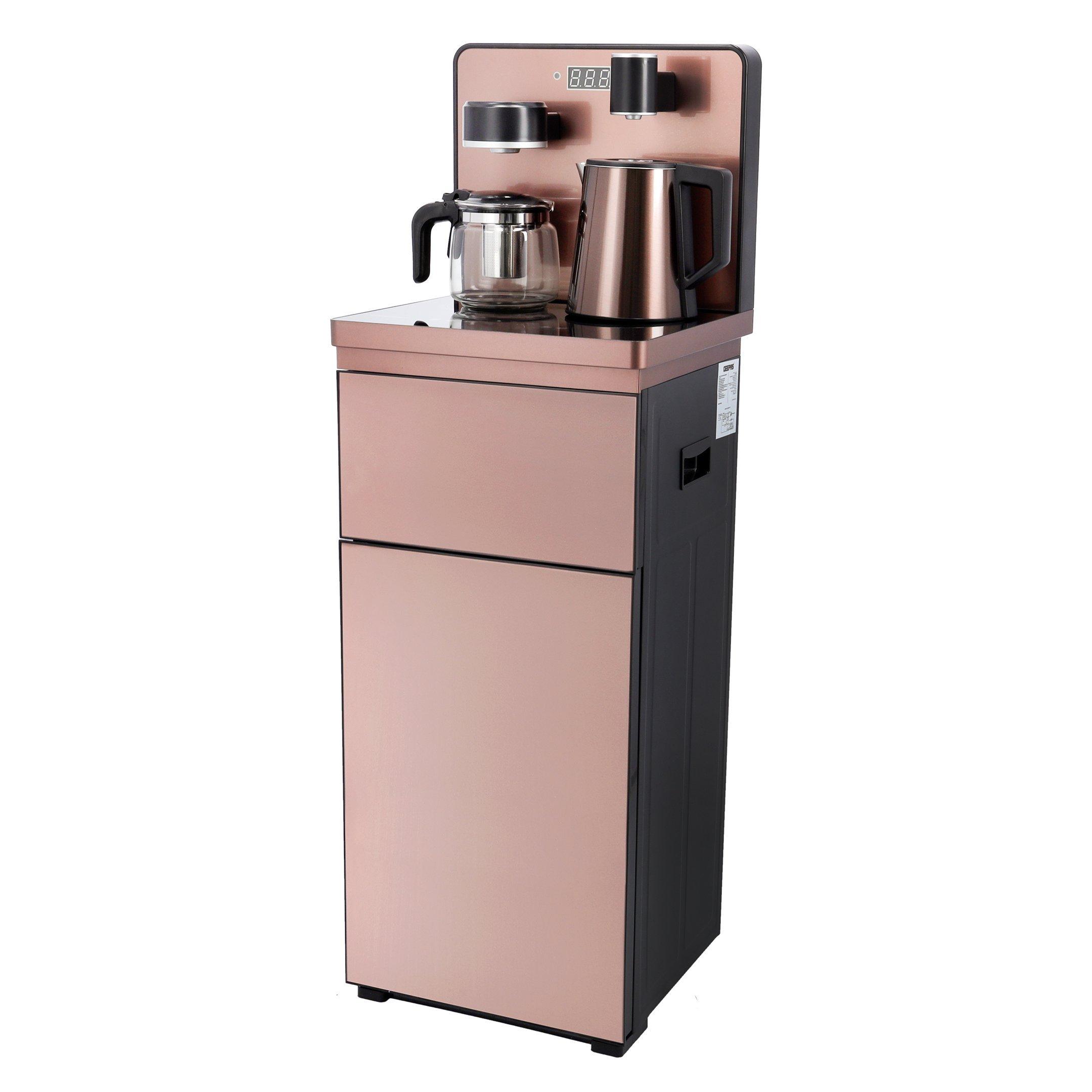 Geepas Multifunction Water Dispenser Bottom Load With Kettle 1350W Rose