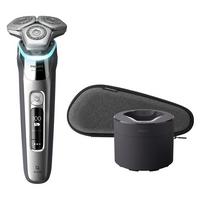 Philips Shaver Series 9000 with Trimmer, Wet & Dry, Black Satin