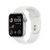 Apple Watch SE 2nd Gen GPS 40mm Silver, Case with White Sport Band