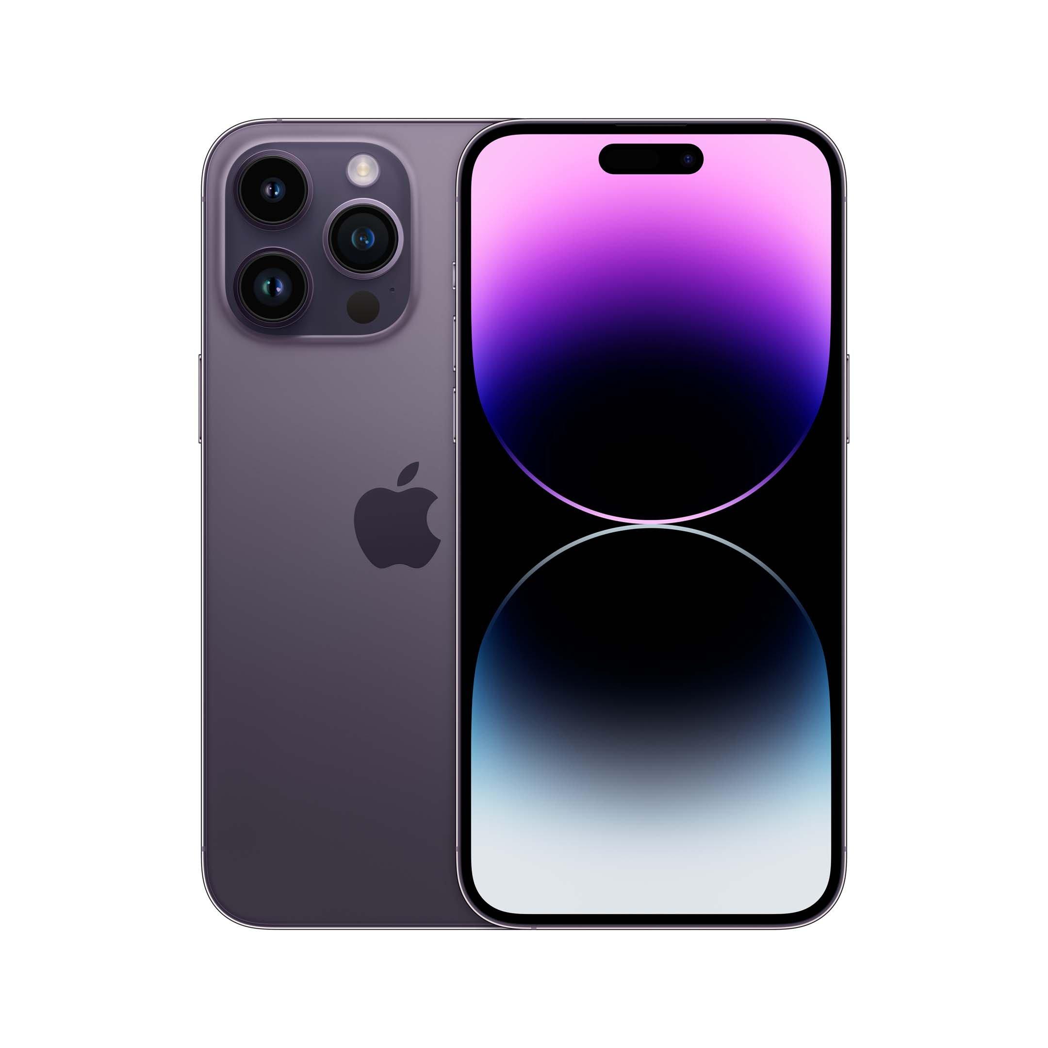 Apple iPhone 14 Pro Max, 5G, 128GB, Deep Purple - eXtra Bahrain