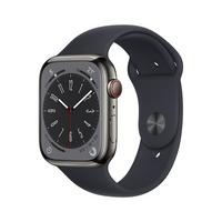 Apple Watch Series 8 GPS + Cellular 45mm Graphite  Case with Midnight Sport Band