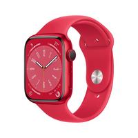 Apple Watch Series 8 GPS 45mm RED  Case with RED Sport Band