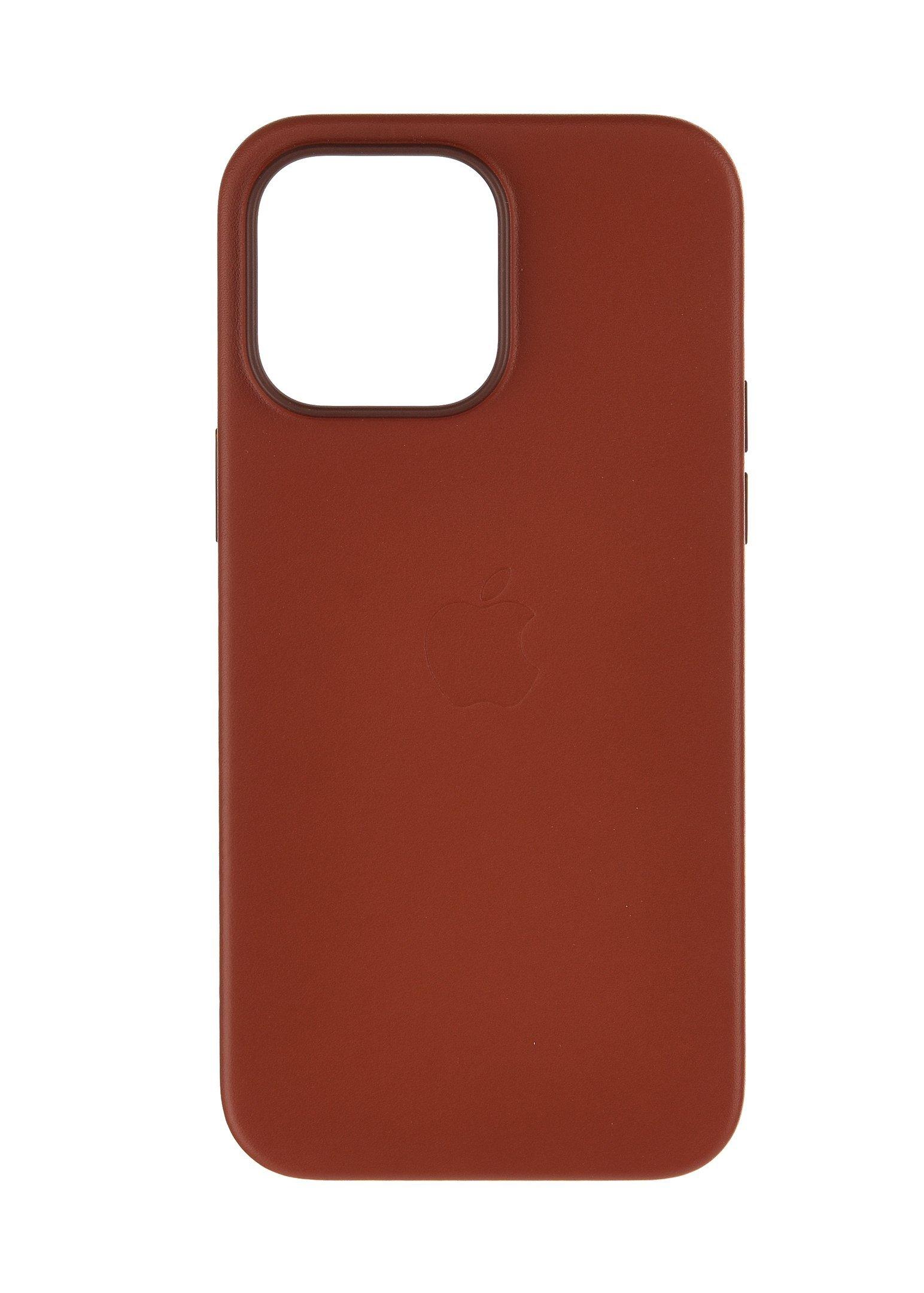 Buy Apple iPhone 14 Pro Leather Case with MagSafe ,Umber in Saudi Arabia
