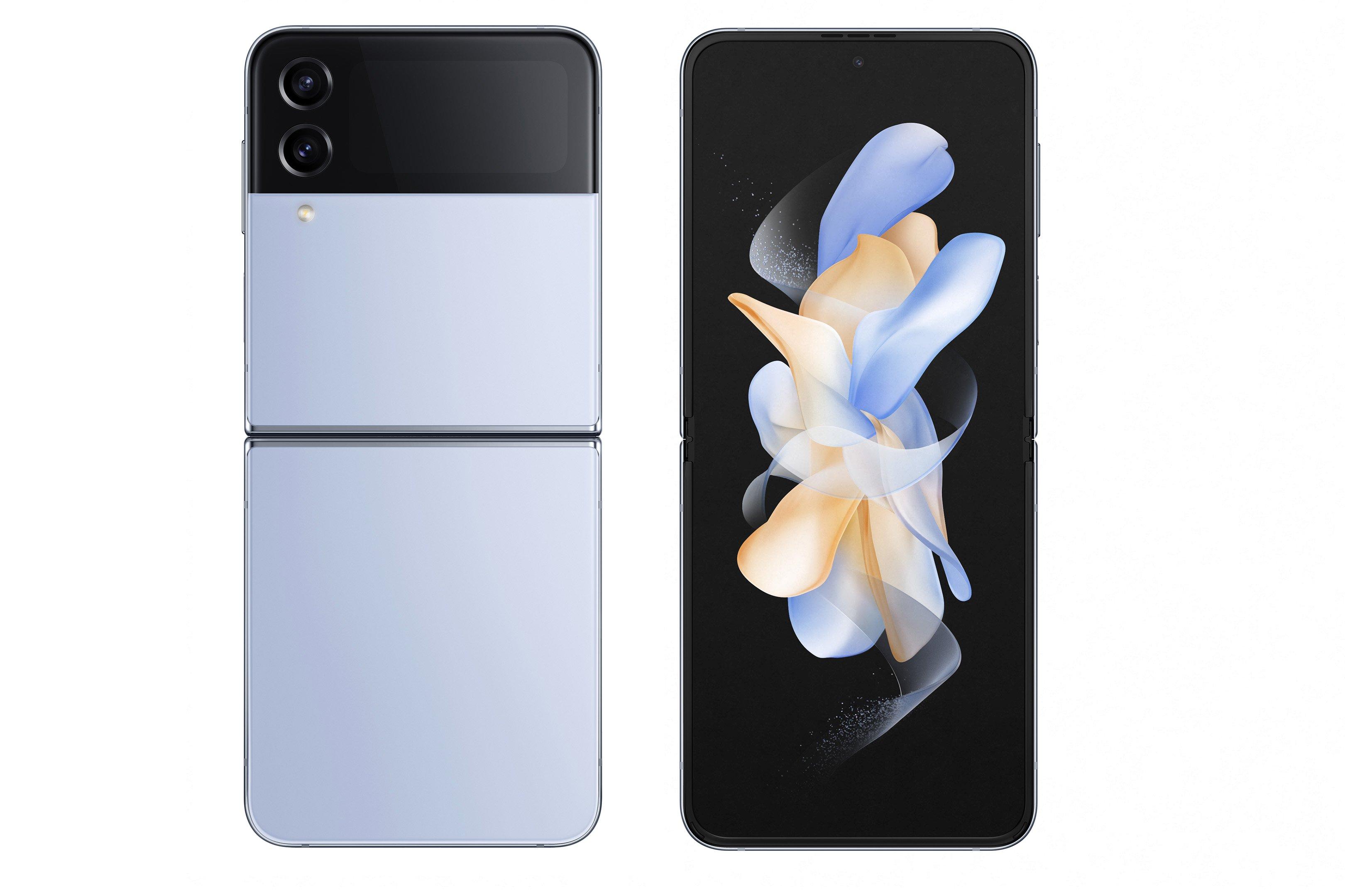 Samsung Galaxy Z Flip 4, 5G, 128GB, Blue - eXtra Oman Samsung Galaxy Z Flip 4, 5G, 128GB, Blue - eXtra Oman