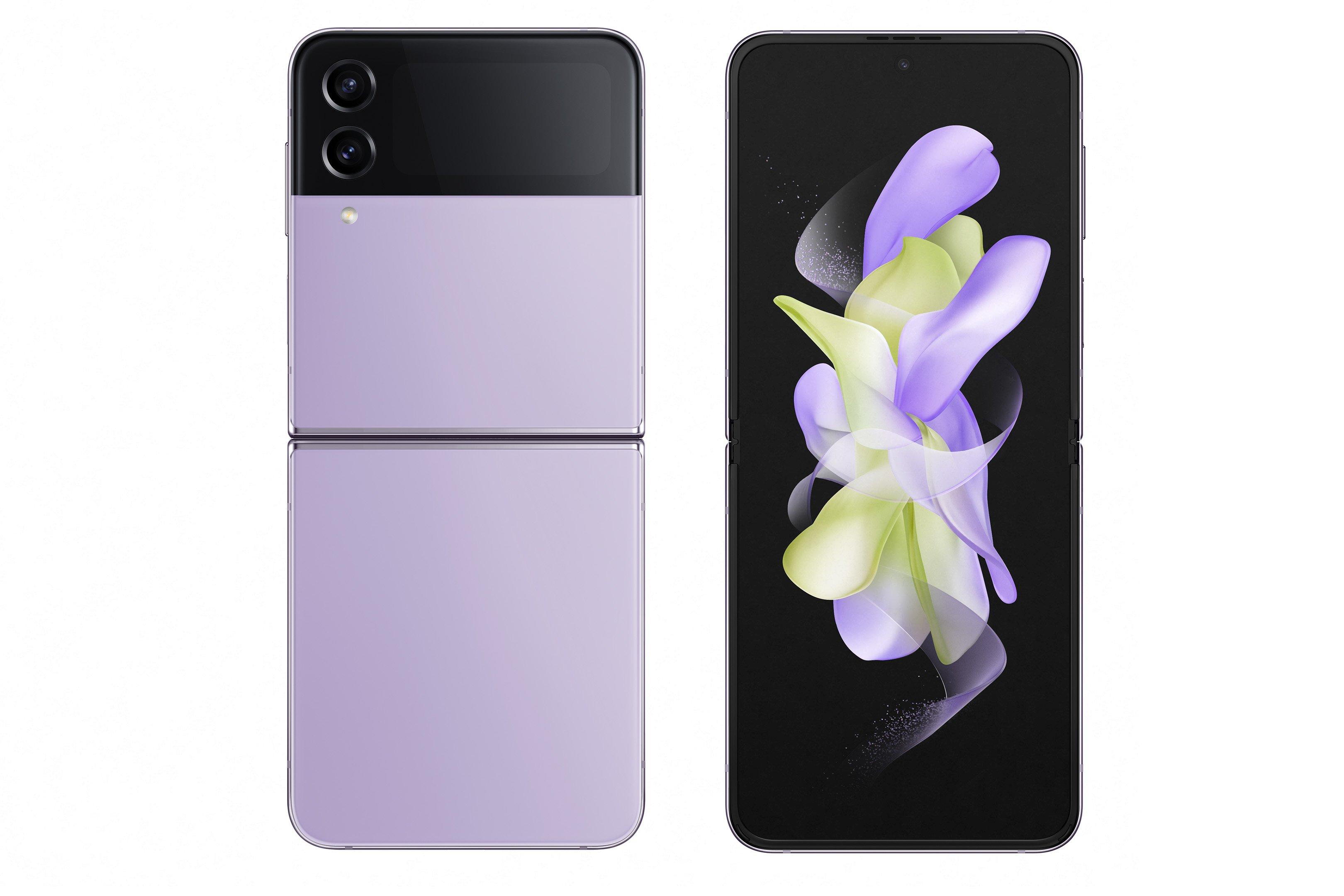 ☆超美品実動1週間程度☆ Galaxy Z Flip4 ボラパープル 楽天モバイル版 一括購入済み残債なし SIMフリー