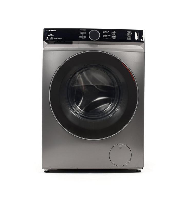 Toshiba Front Load Washer Dryer Combo 10/7Kg Inverter, Silver - eXtra