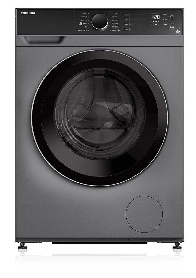 toshiba Toshiba twd-bj130m4bb Sk 12 kg TWD-BJ130M4BB(SK), Color: Dark Silver, Energy Efficiency Class: A, Features: Wash & Dry, Made In: China, Product Type: Washer/Dryer, Voltage: 220V, Inverter Motor: Yes, Washing Capacity: 12 kg, 85 cm, Front Loading, No, Automatic, Digital, 8KG, All-in-one Unit, 60 Hz, 1400RPM, No