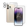 PanzerGlass iPhone 14  Pro Max Bundle Clear (Screen Protector + Camera Lense + Hard Case),Clear