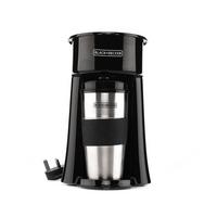 Black+Decker Coffee Machine, 650W, 360ml, Black/Silver