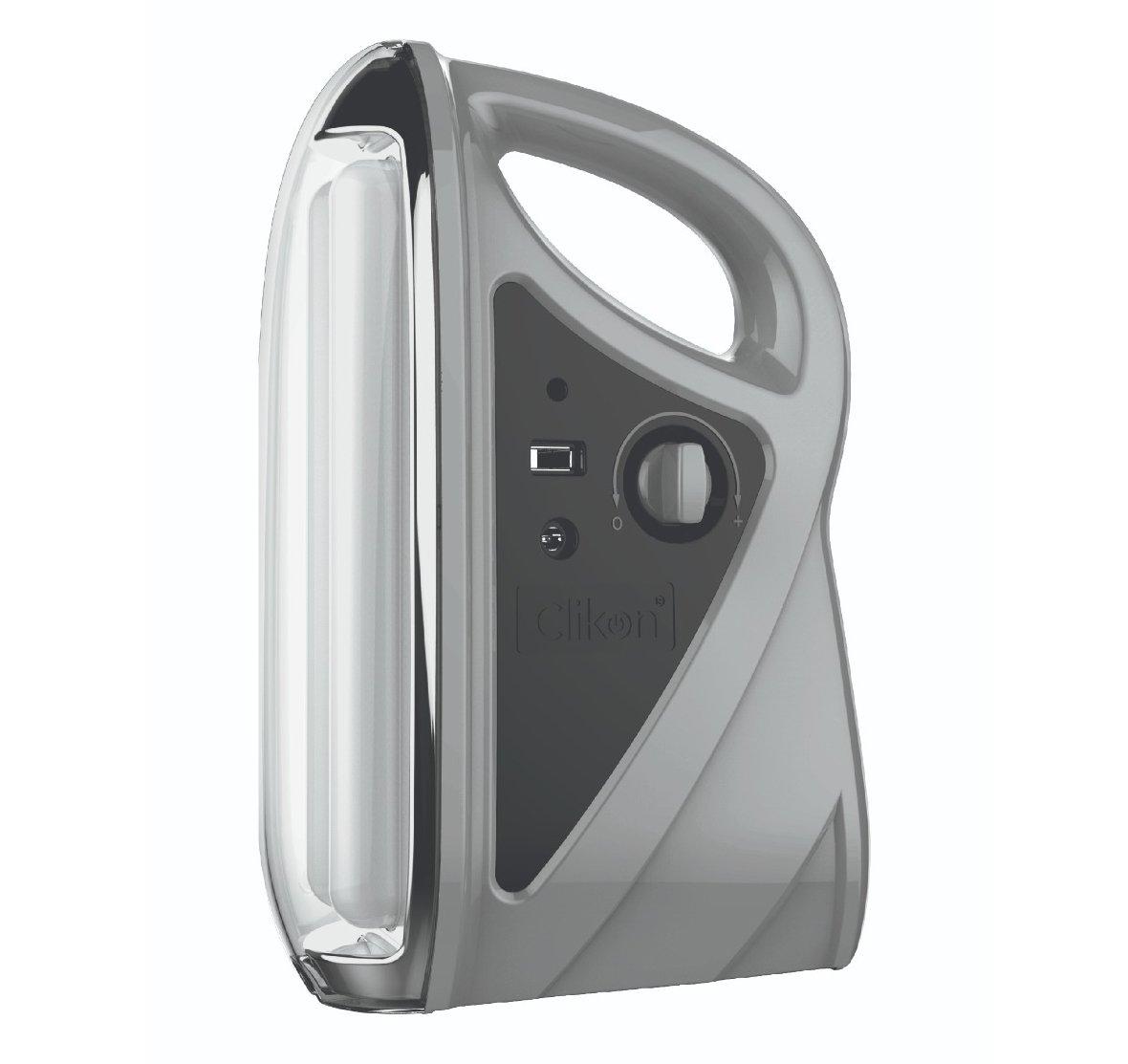 Clikon Rechargeable 36s LED Emergency Light With USB Port Grey eXtra Bahrain