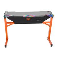 Meetion Z-Shaped PC Gaming Table Black/Orange
