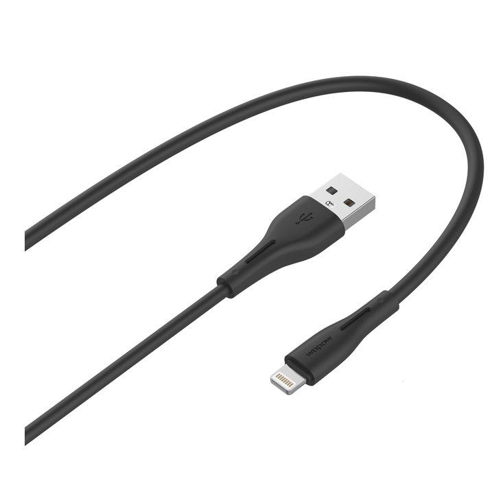 Wopow Lightning Cable 2M, Black - eXtra