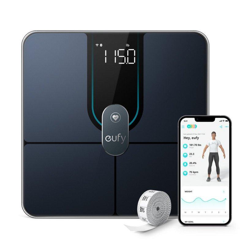 Eufy SmartScale P2 Pro, Digital Scale with Wi-Fi Bluetooth, 16  Measurements, White - eXtra Saudi