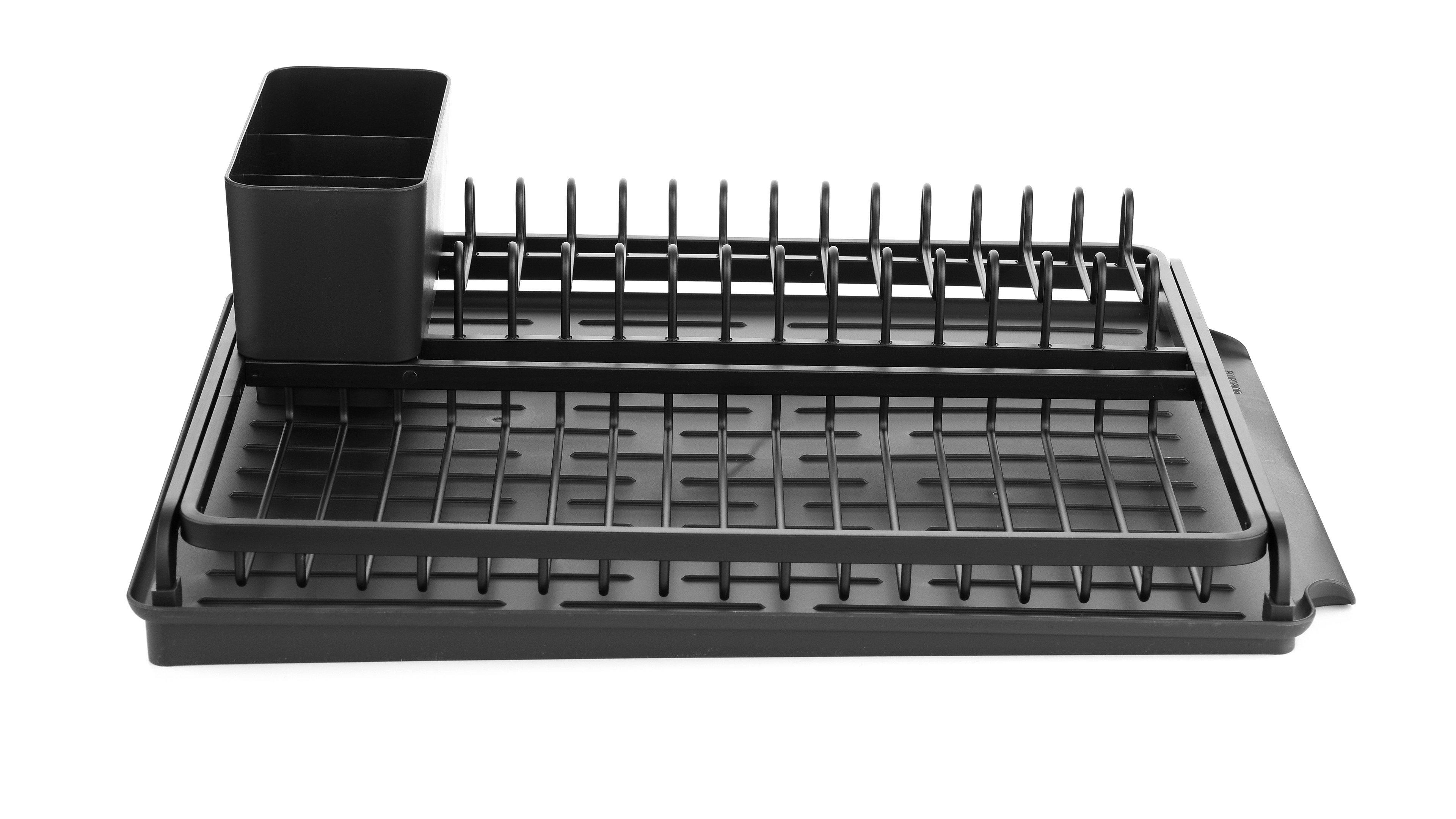 Brabantia Dark Grey Compact Dish Drying Rack + Reviews