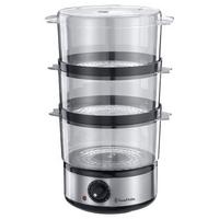 Russell Hobbs Tier 3 Food Steamer, 7L, 400W, 60 Mins Timer, Silver